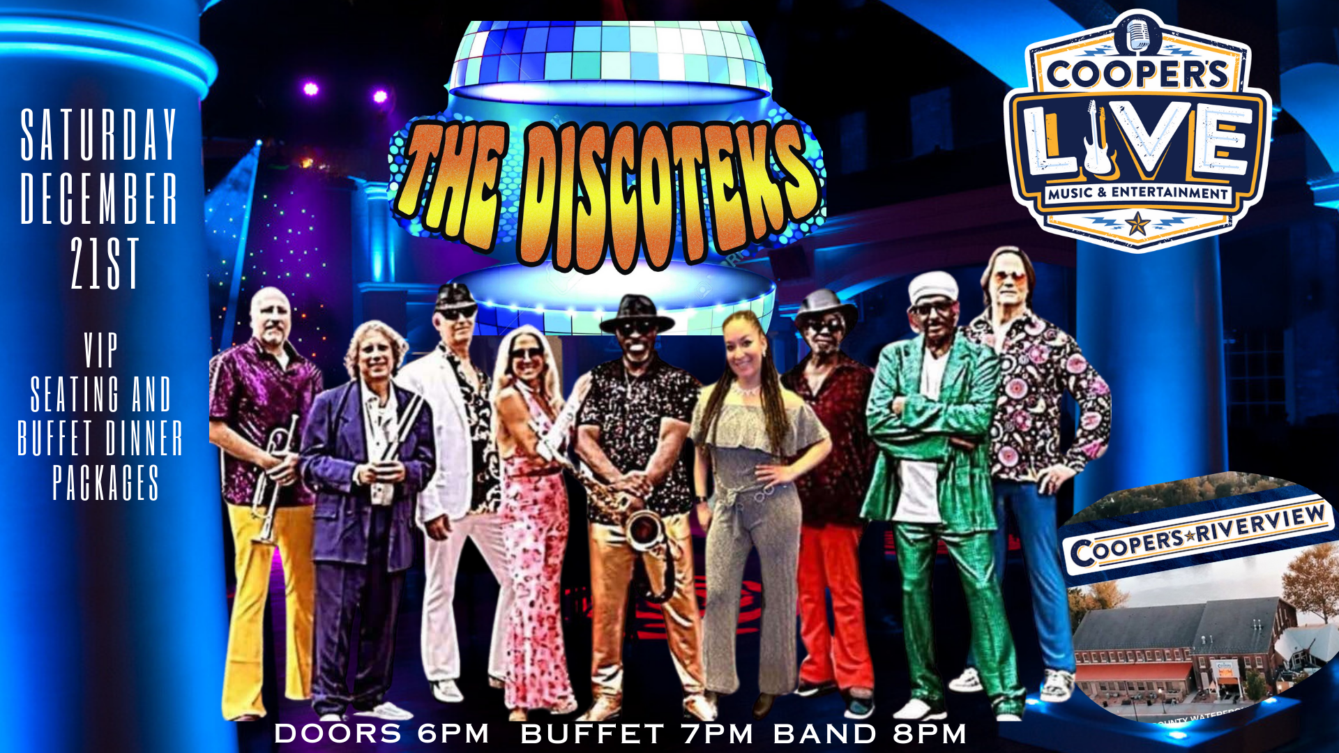 The Discoteks Dance Party w DJ Frank Oliveti - VIP Dinner and A